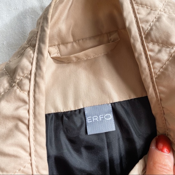 🍂 ERFO TAN BASIC QUILTED JACKET! - Picture 6 of 12